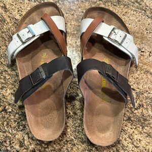 Birkenstock Sandals Tricolor Leather